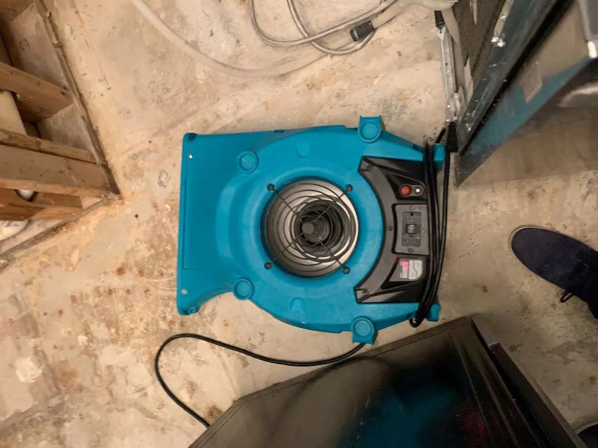Air mover drying equipment for Mold Remediation & Removal in Los Banos